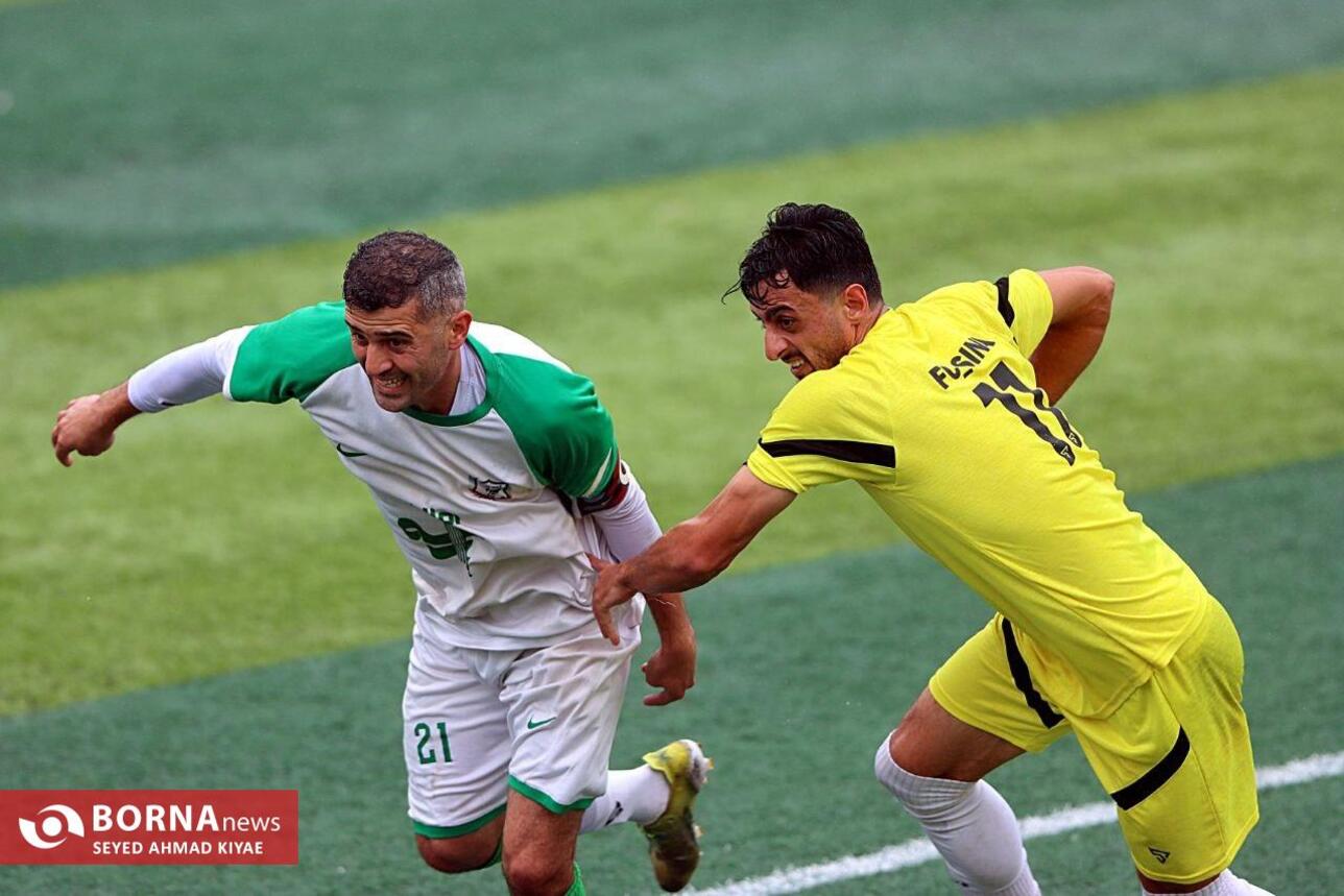 دیدار تیم های فوتبال سینا کلاچای _ شاهین خشکبیجار