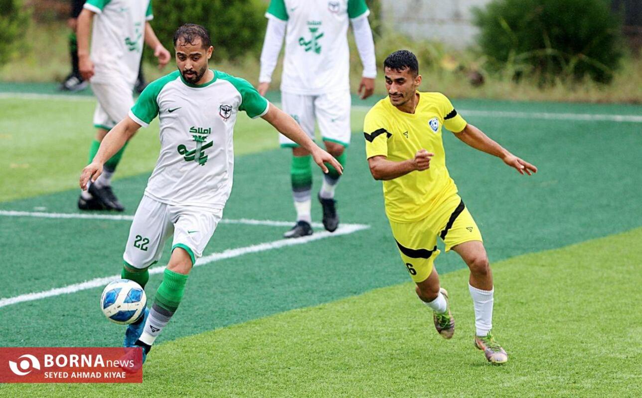 دیدار تیم های فوتبال سینا کلاچای _ شاهین خشکبیجار