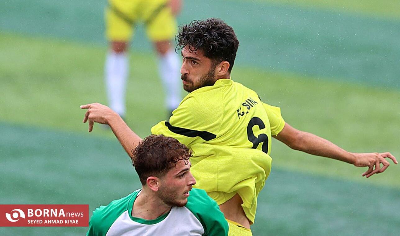 دیدار تیم های فوتبال سینا کلاچای _ شاهین خشکبیجار