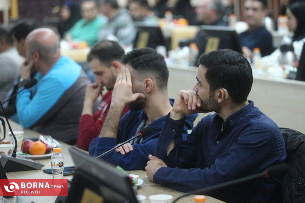 دیدار صمیمی ورزشکاران ناشنوای استان تهران با استاندار