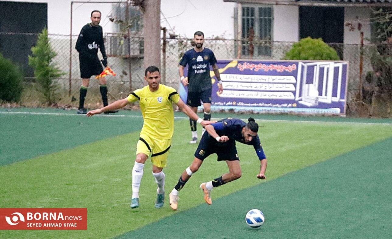 دیدار تیم های فوتبال سینا کلاچای _شهرداری بندرانزلی