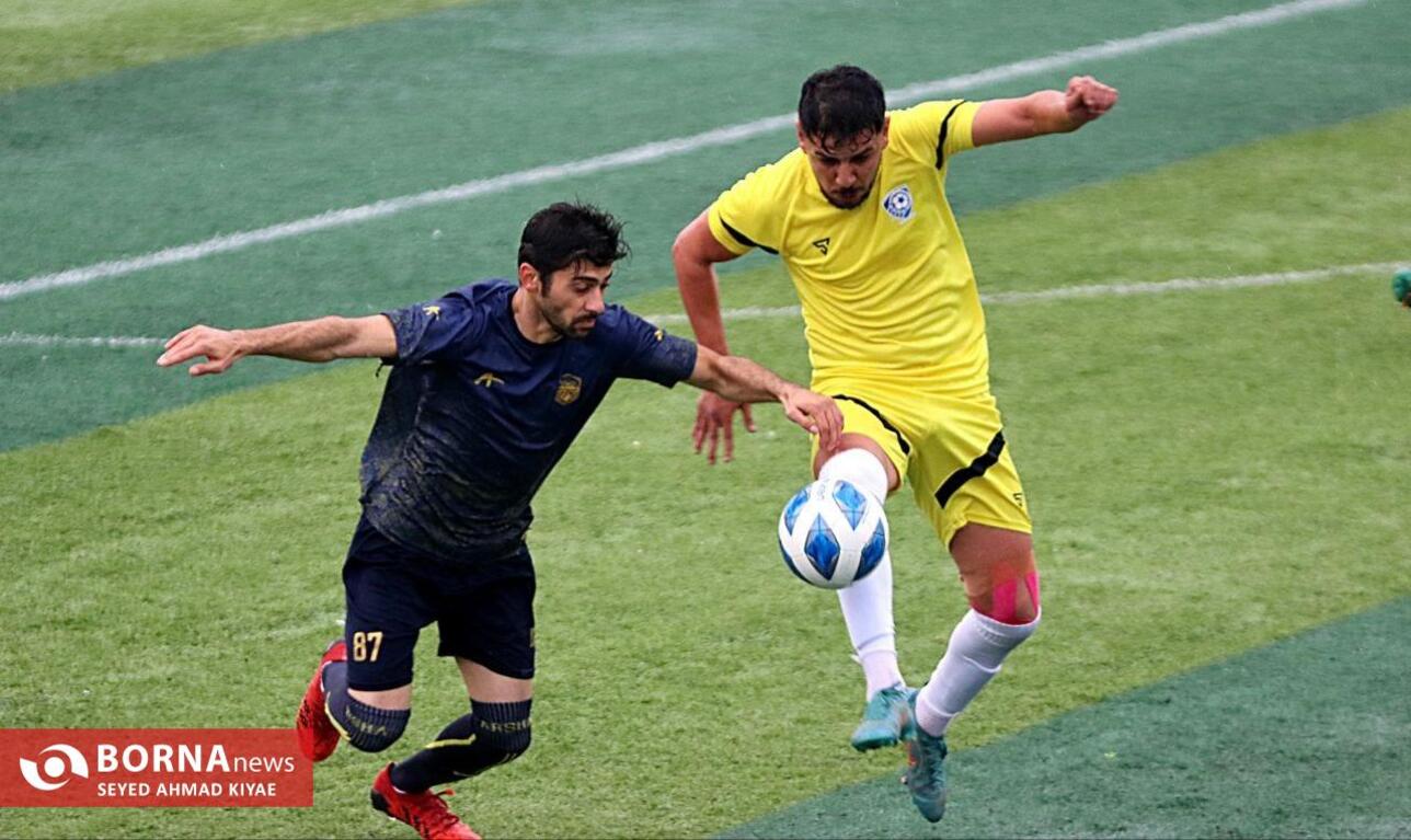 دیدار تیم های فوتبال سینا کلاچای _شهرداری بندرانزلی