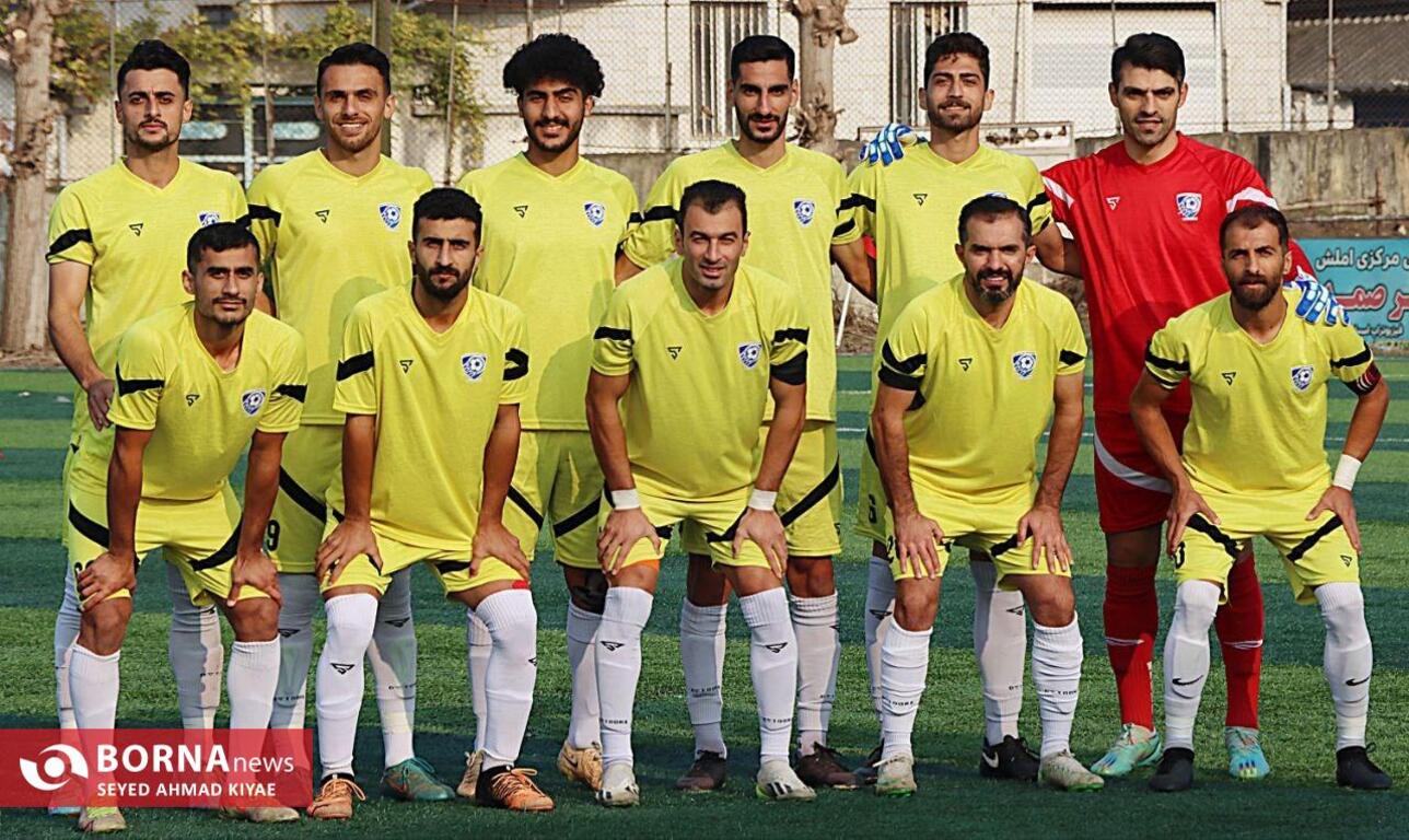 دیدار تیم های فوتبال سینا کلاچای _ پارس کیاشهر