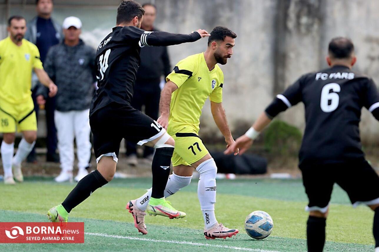 دیدار تیم های فوتبال سینا کلاچای _ پارس کیاشهر