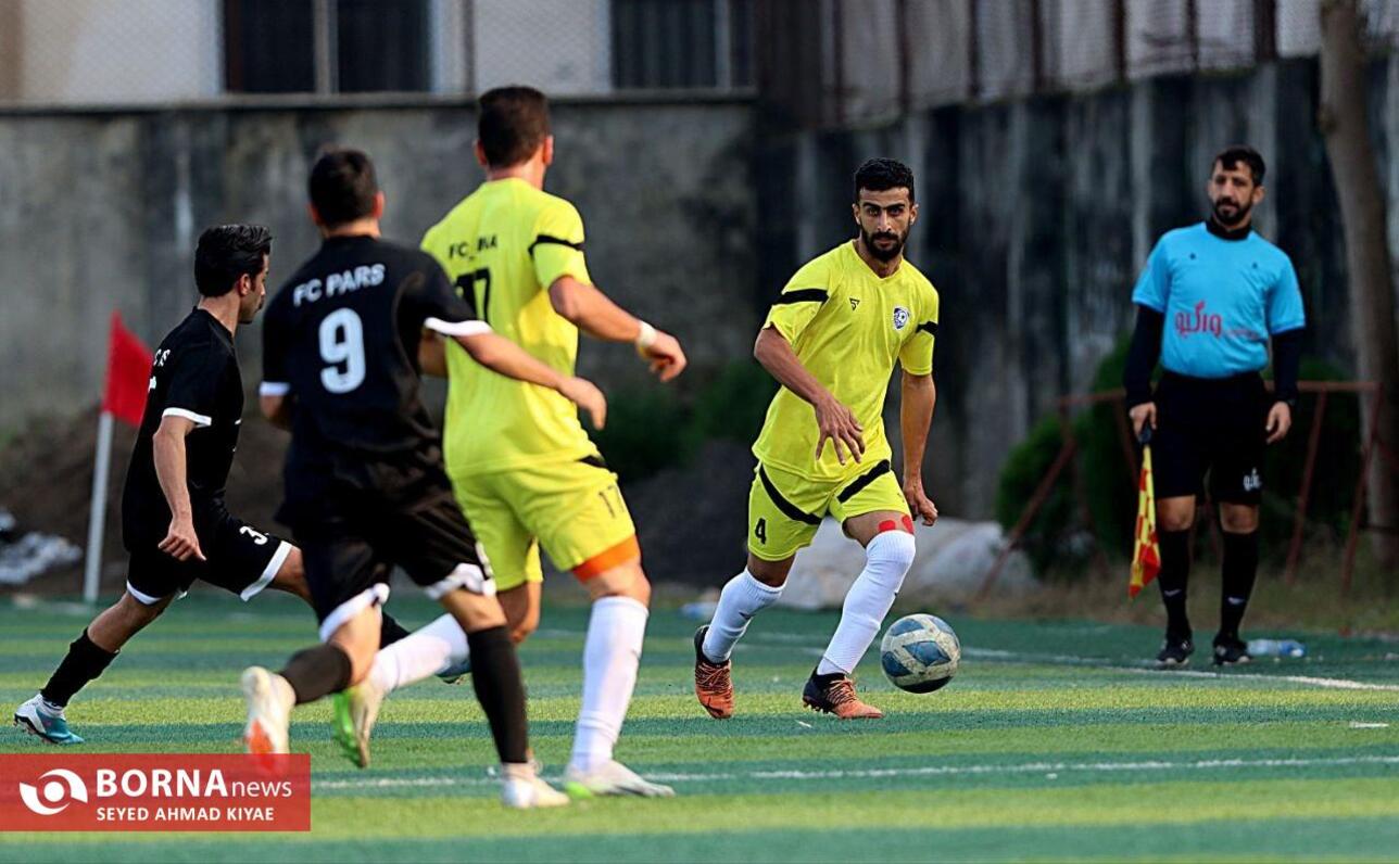 دیدار تیم های فوتبال سینا کلاچای _ پارس کیاشهر