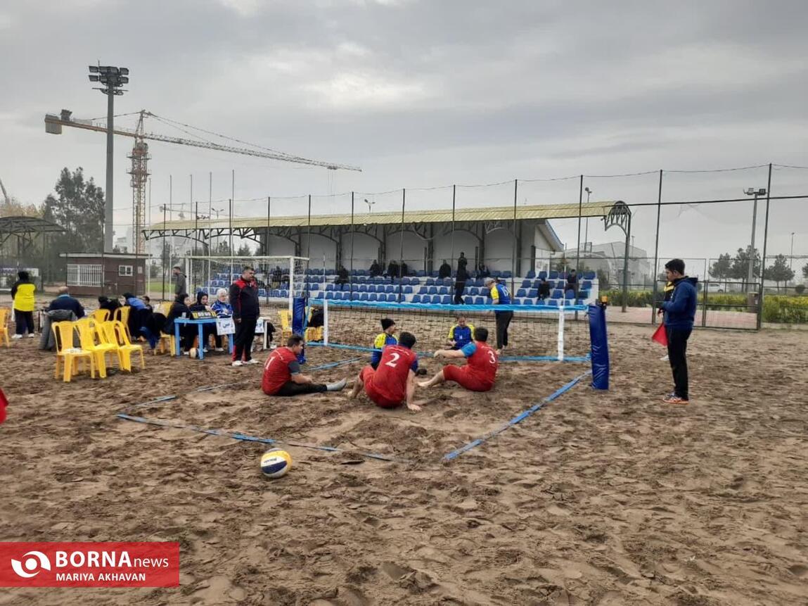 دومین دوره رقابت های والیبال نشسته ساحلی قهرمانی کشور