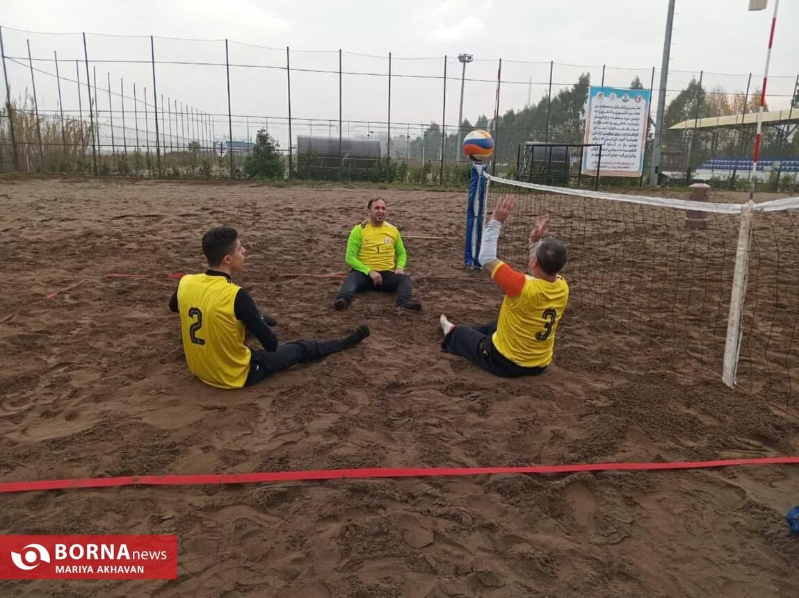 دومین دوره رقابت های والیبال نشسته ساحلی قهرمانی کشور