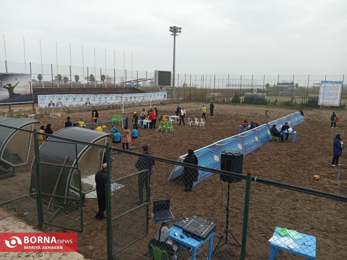 دومین دوره رقابت های والیبال نشسته ساحلی قهرمانی کشور