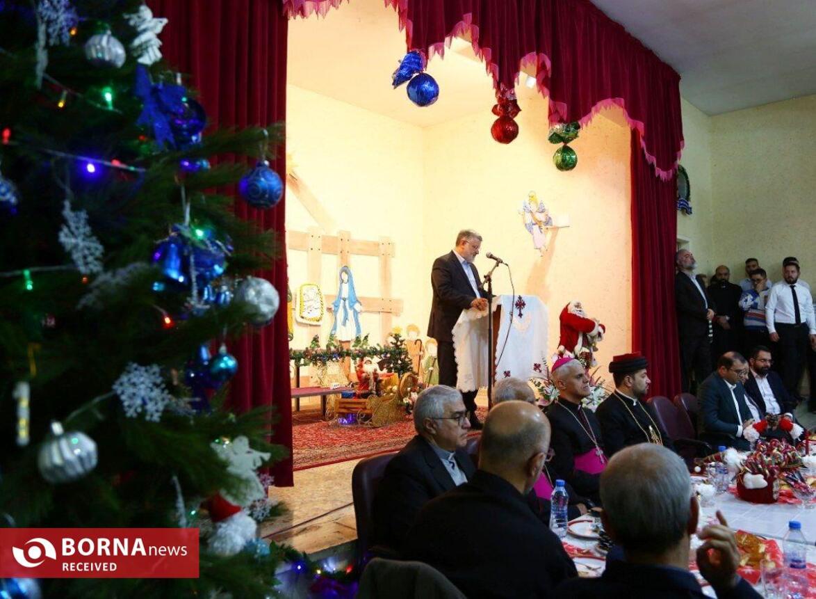 حضور استاندار تهران در کلیسای توما و تبریک سال جدید میلادی