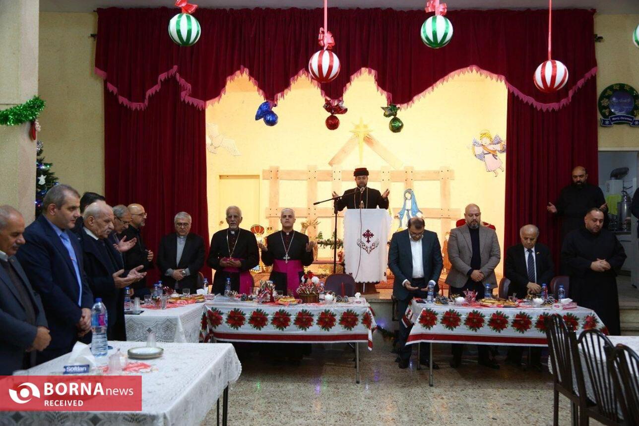 حضور استاندار تهران در کلیسای توما و تبریک سال جدید میلادی