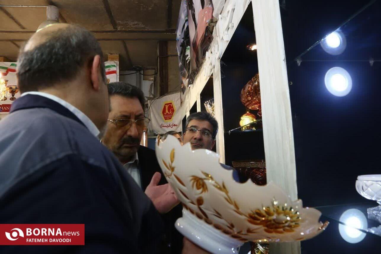 بازدید وزیر صمت از شهرک صنعتی شمس‌آباد