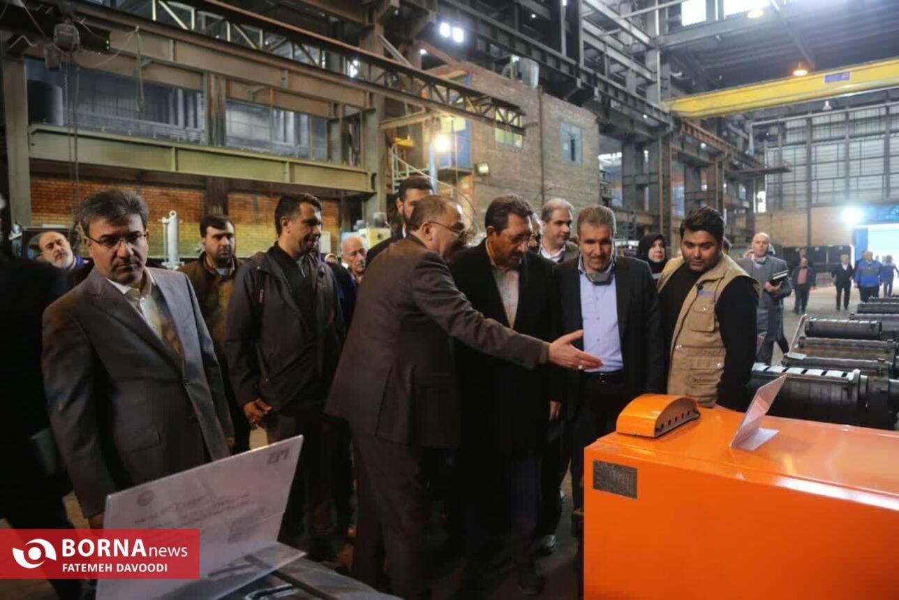 بازدید وزیر صمت از شهرک صنعتی شمس‌آباد