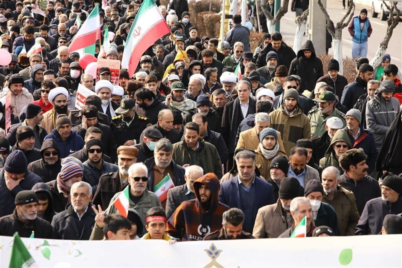 راهپیمایی ۲۲ بهمن در شهر اندیشه