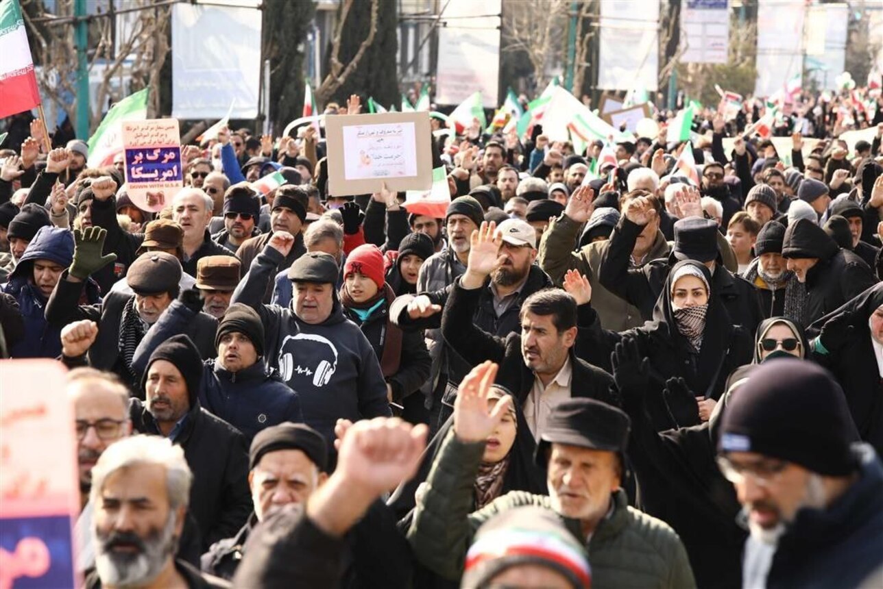 راهپیمایی ۲۲ بهمن در شهر اندیشه