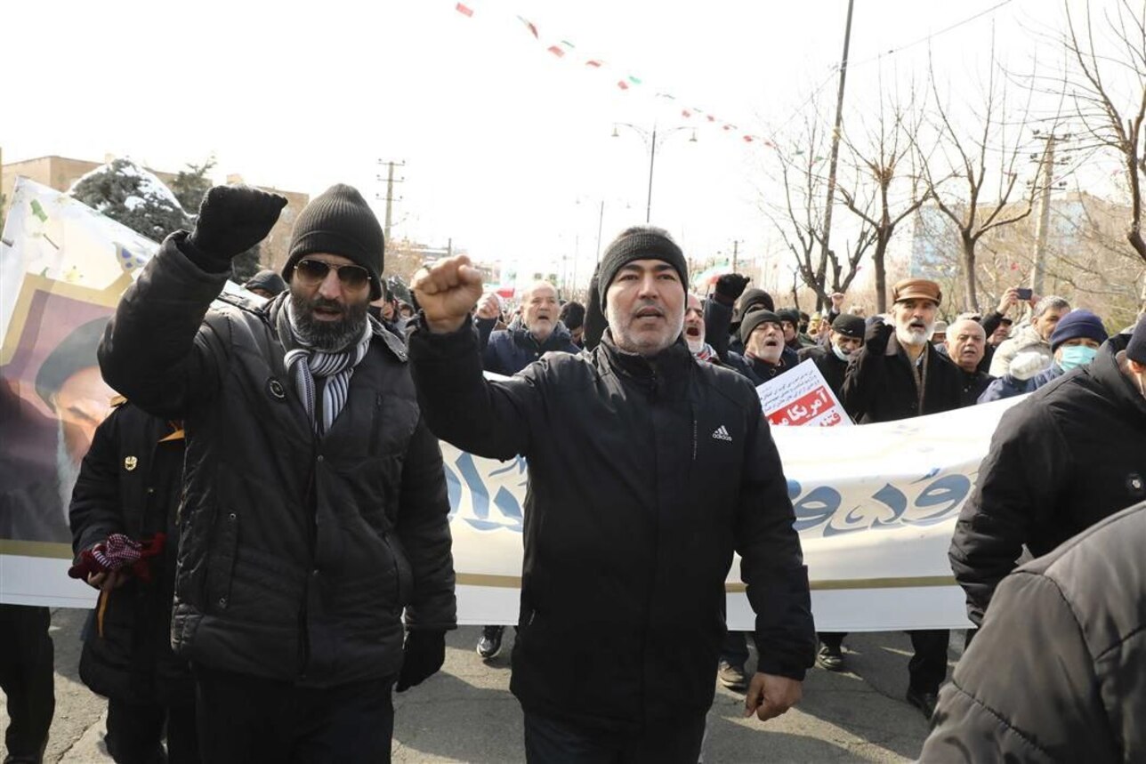 راهپیمایی ۲۲ بهمن در شهر اندیشه