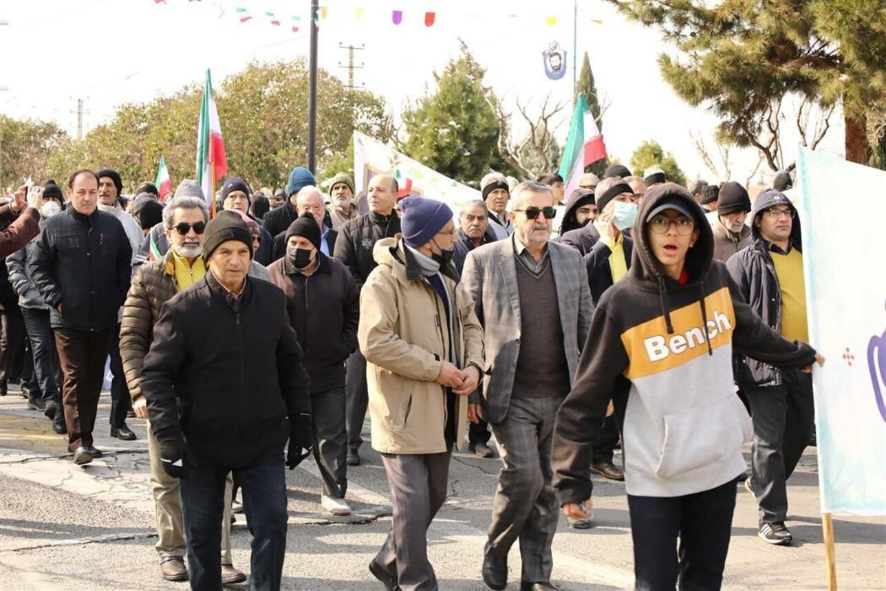 راهپیمایی ۲۲ بهمن در شهر اندیشه