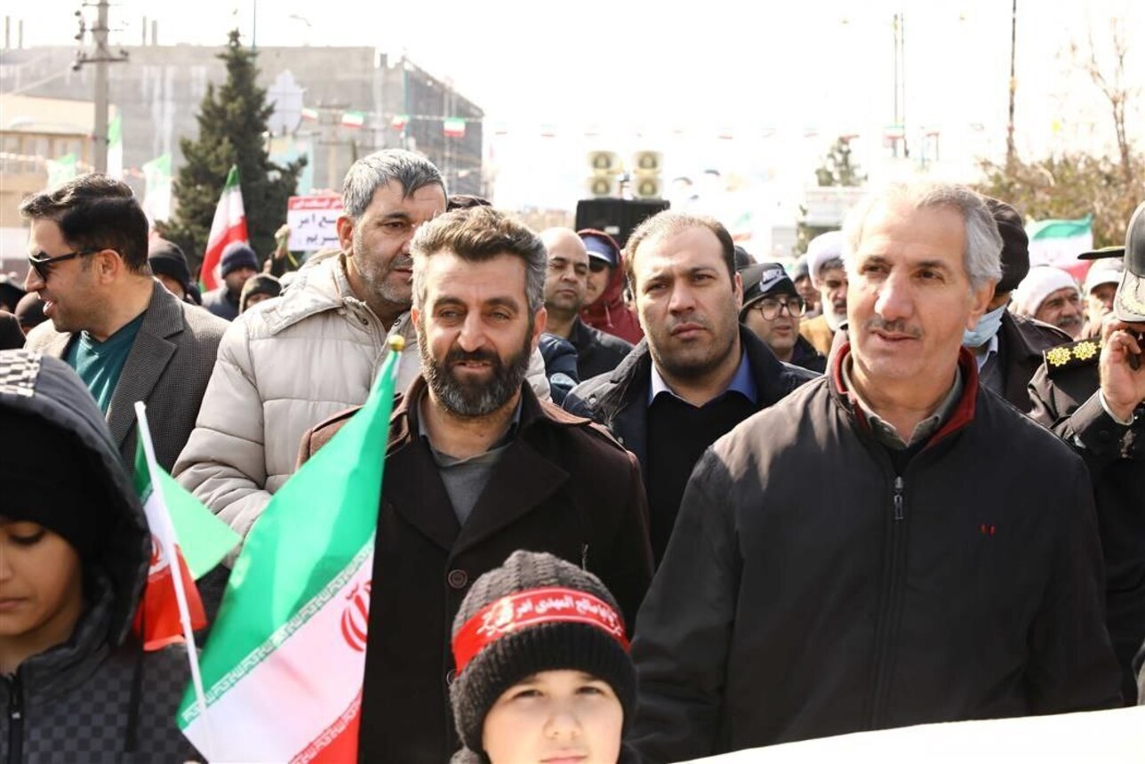 راهپیمایی ۲۲ بهمن در شهر اندیشه