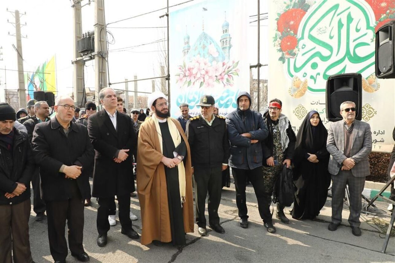 راهپیمایی ۲۲ بهمن در شهر اندیشه