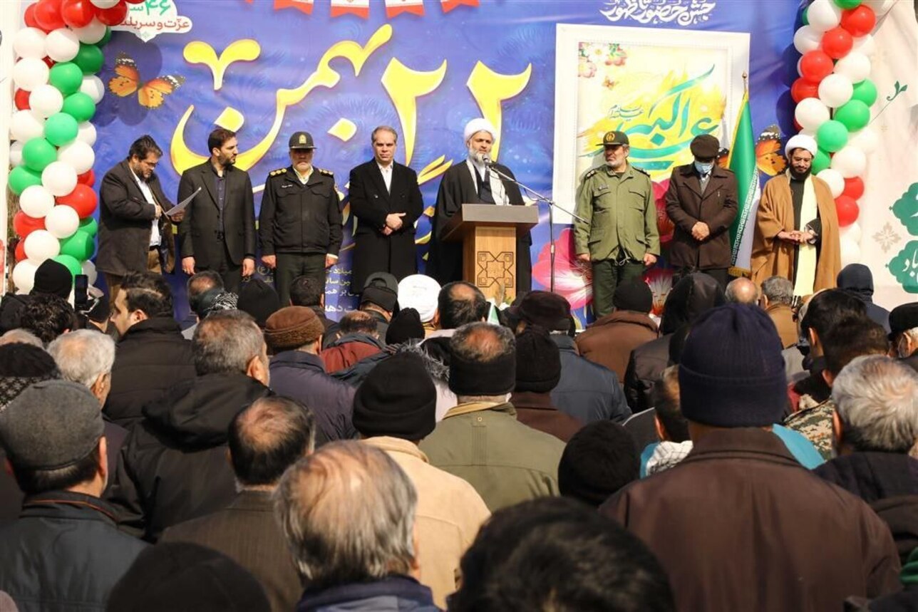 راهپیمایی ۲۲ بهمن در شهر اندیشه