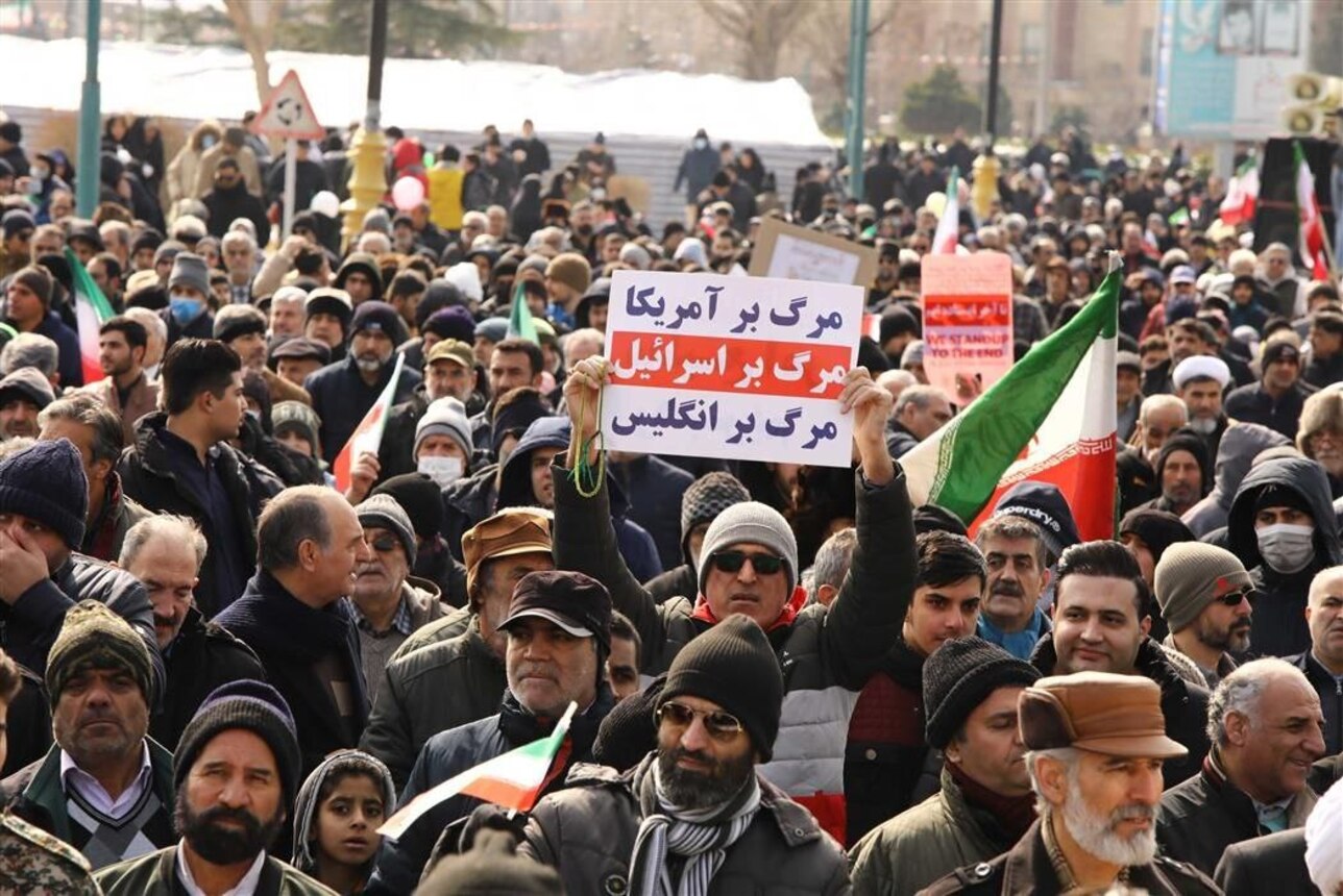 راهپیمایی ۲۲ بهمن در شهر اندیشه