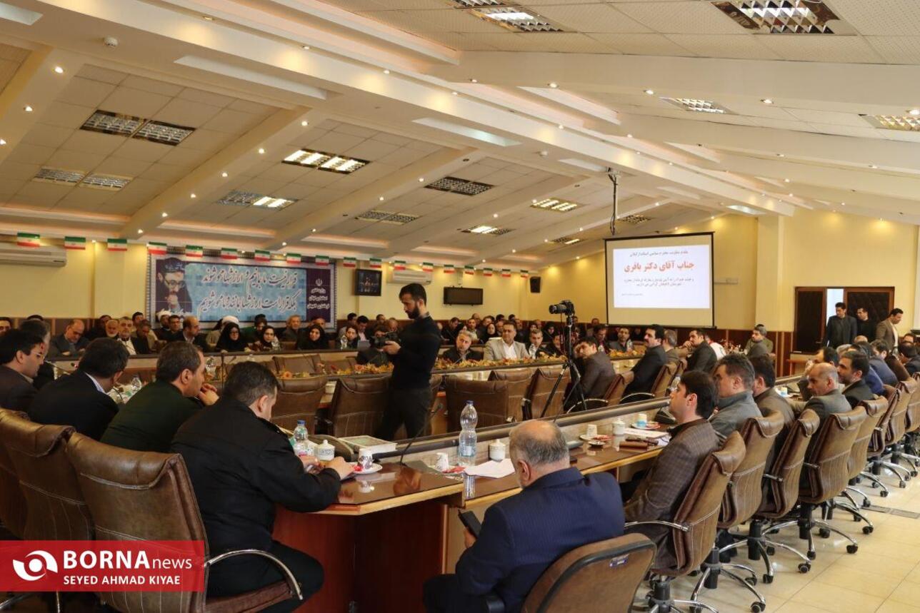 مراسم تکریم و معارفه سرپرست فرمانداری لاهیجان