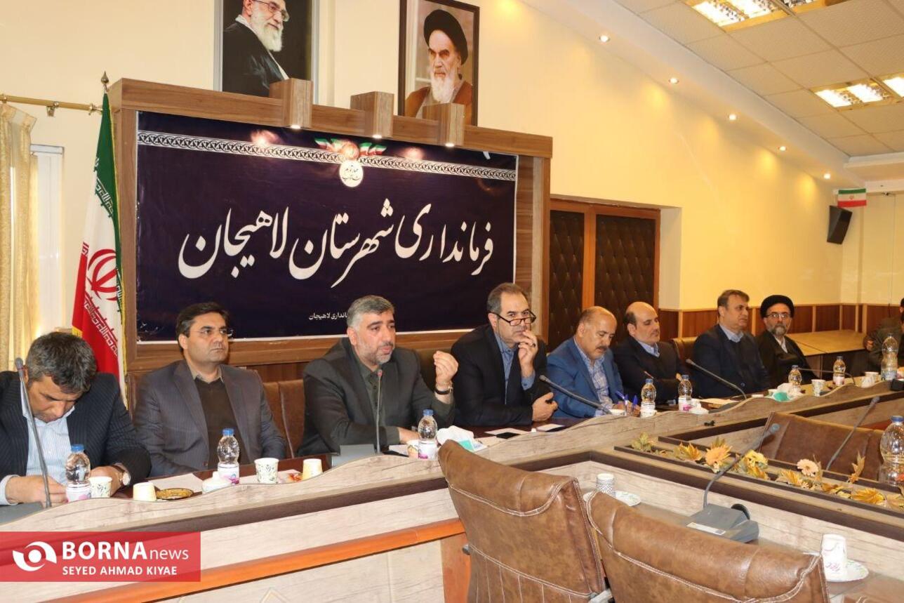 مراسم تکریم و معارفه سرپرست فرمانداری لاهیجان