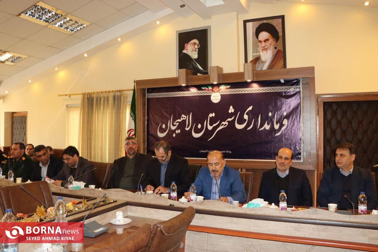 مراسم تکریم و معارفه سرپرست فرمانداری لاهیجان