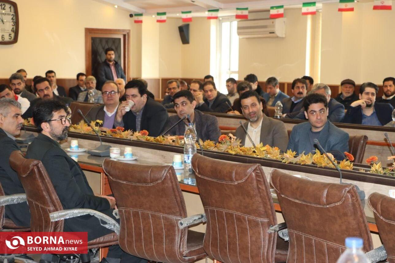 مراسم تکریم و معارفه سرپرست فرمانداری لاهیجان