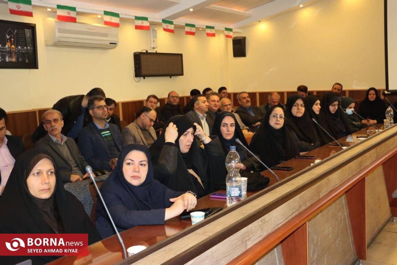 مراسم تکریم و معارفه سرپرست فرمانداری لاهیجان