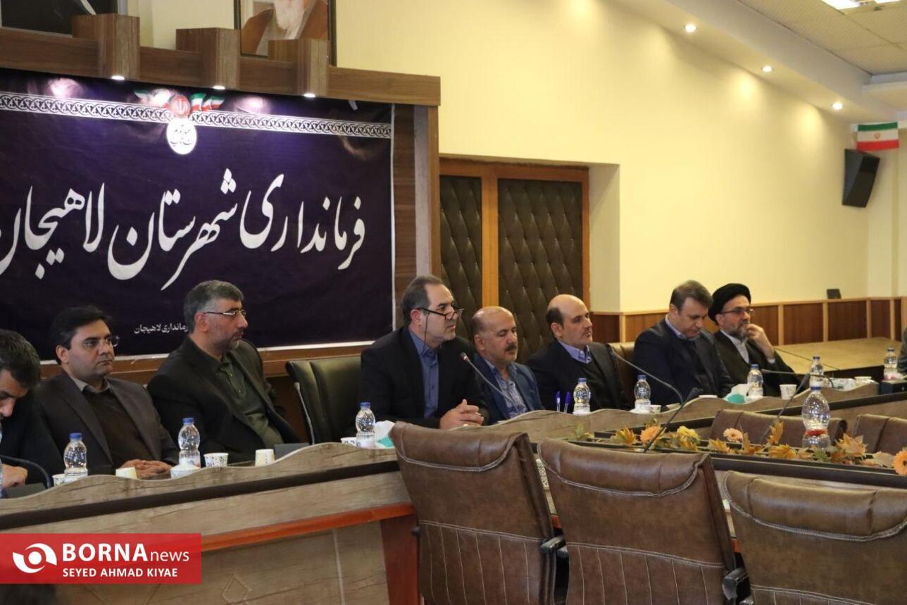 مراسم تکریم و معارفه سرپرست فرمانداری لاهیجان