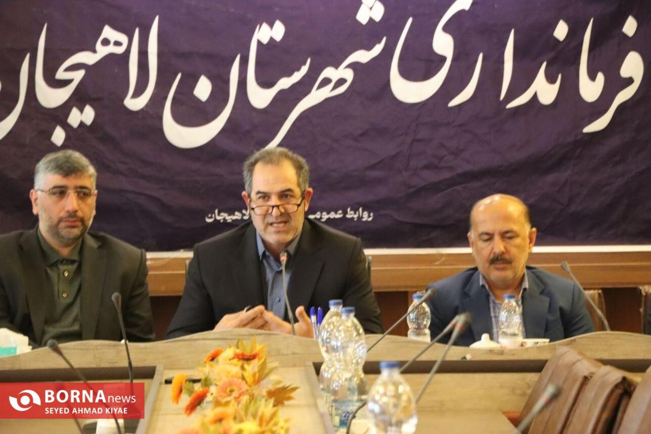 مراسم تکریم و معارفه سرپرست فرمانداری لاهیجان