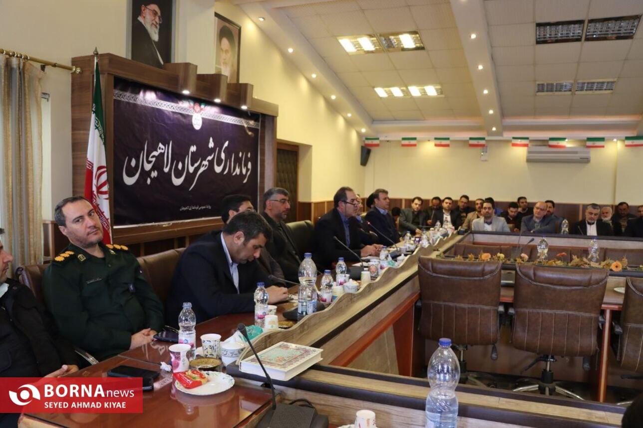 مراسم تکریم و معارفه سرپرست فرمانداری لاهیجان