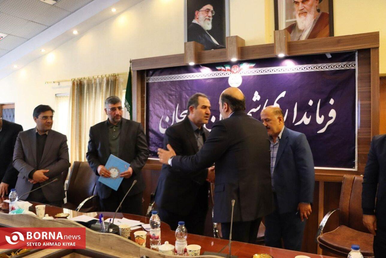 مراسم تکریم و معارفه سرپرست فرمانداری لاهیجان