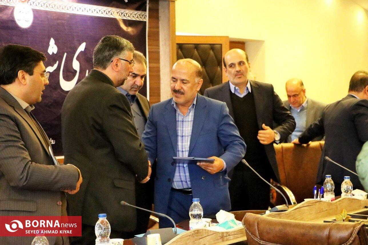 مراسم تکریم و معارفه سرپرست فرمانداری لاهیجان