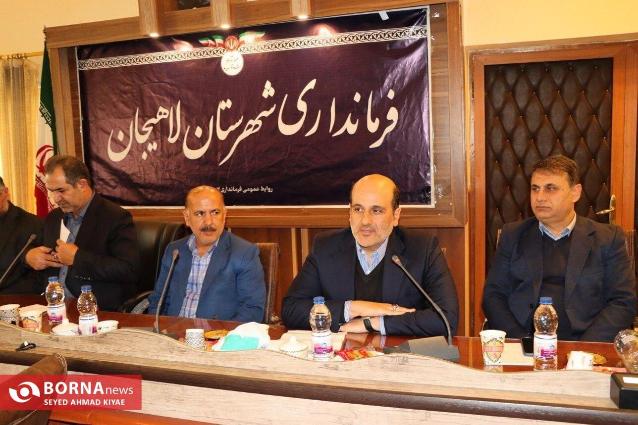 مراسم تکریم و معارفه سرپرست فرمانداری لاهیجان