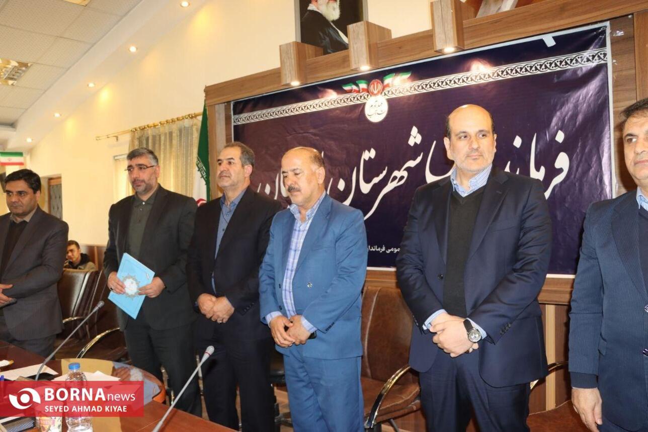 مراسم تکریم و معارفه سرپرست فرمانداری لاهیجان