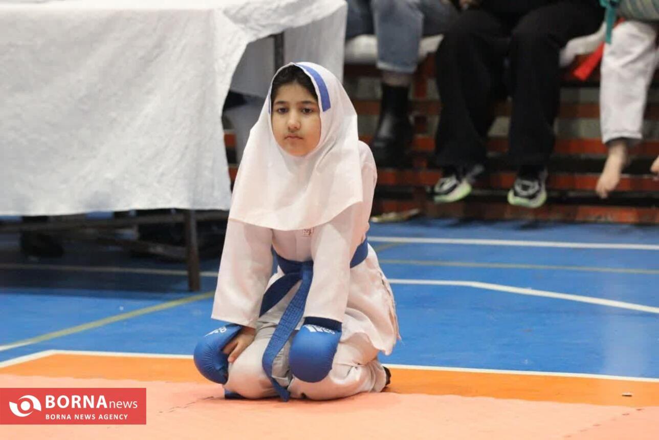 اولین دوره مسابقات کاراته فرزندان کارگر بانوان استان گیلان