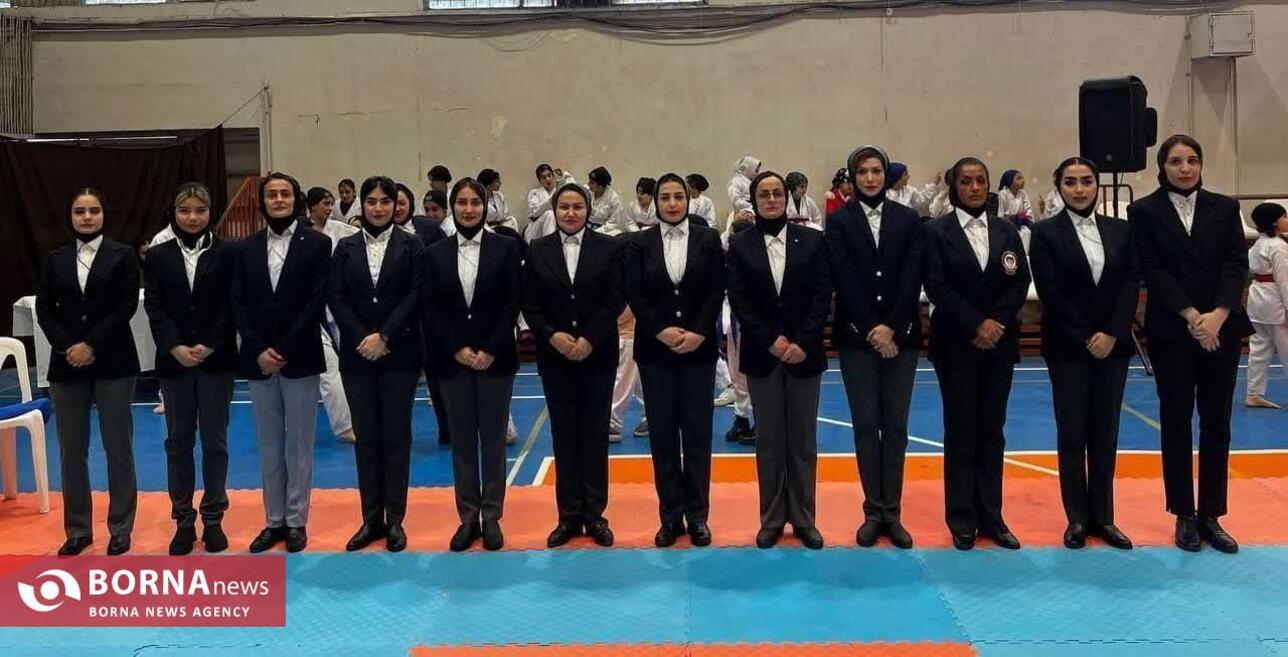 اولین دوره مسابقات کاراته فرزندان کارگر بانوان استان گیلان