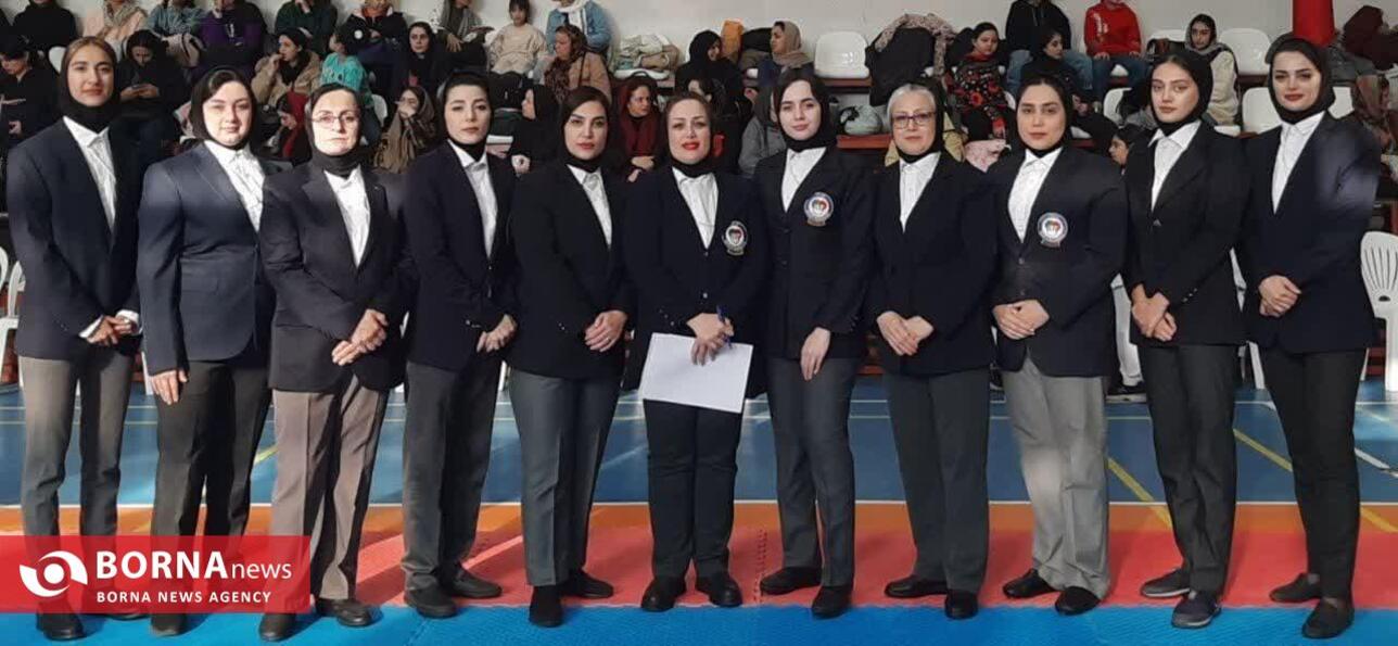 اولین دوره مسابقات کاراته فرزندان کارگر بانوان استان گیلان