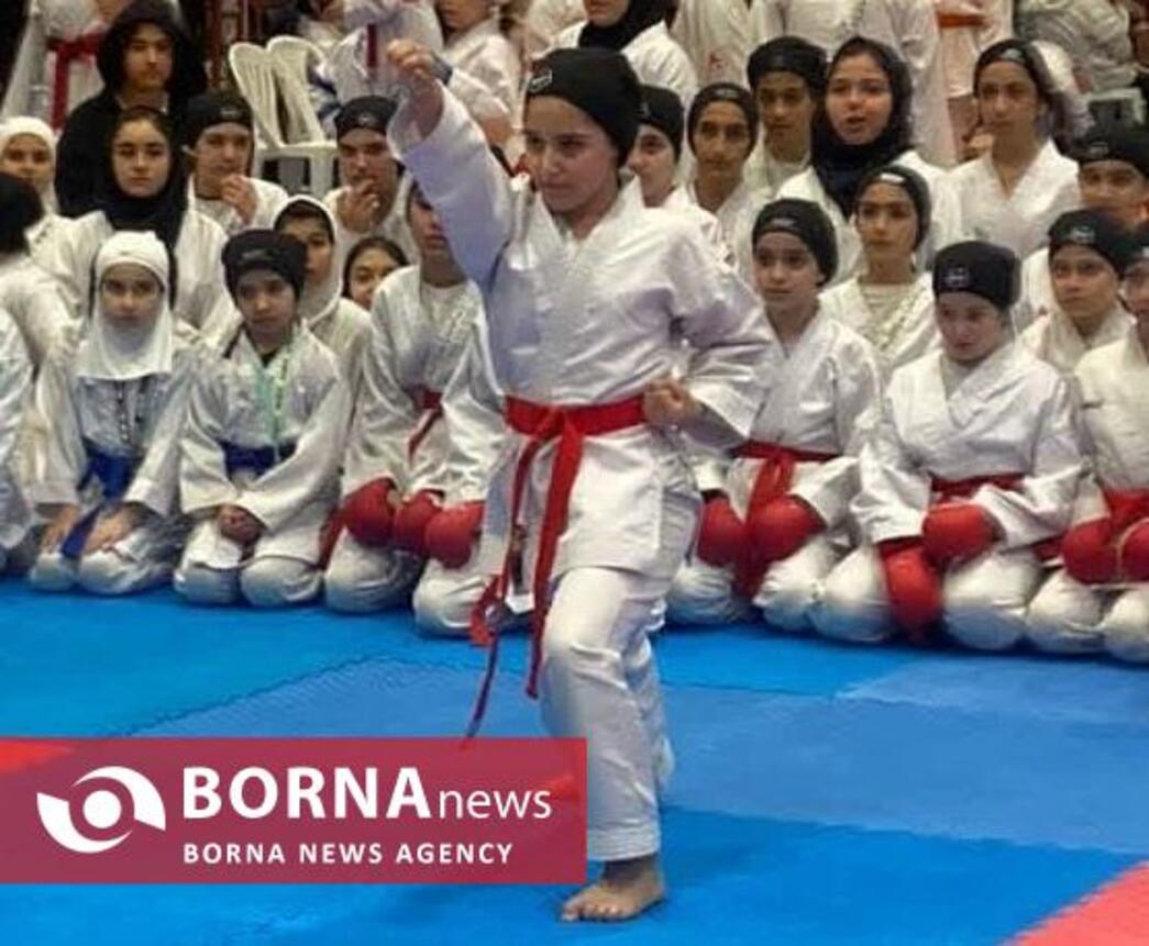 اولین دوره مسابقات کاراته فرزندان کارگر بانوان استان گیلان