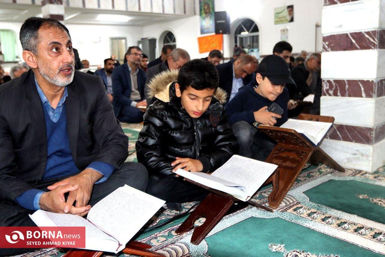برگزاری محفل انس با قرآن در شهرستان لاهیجان