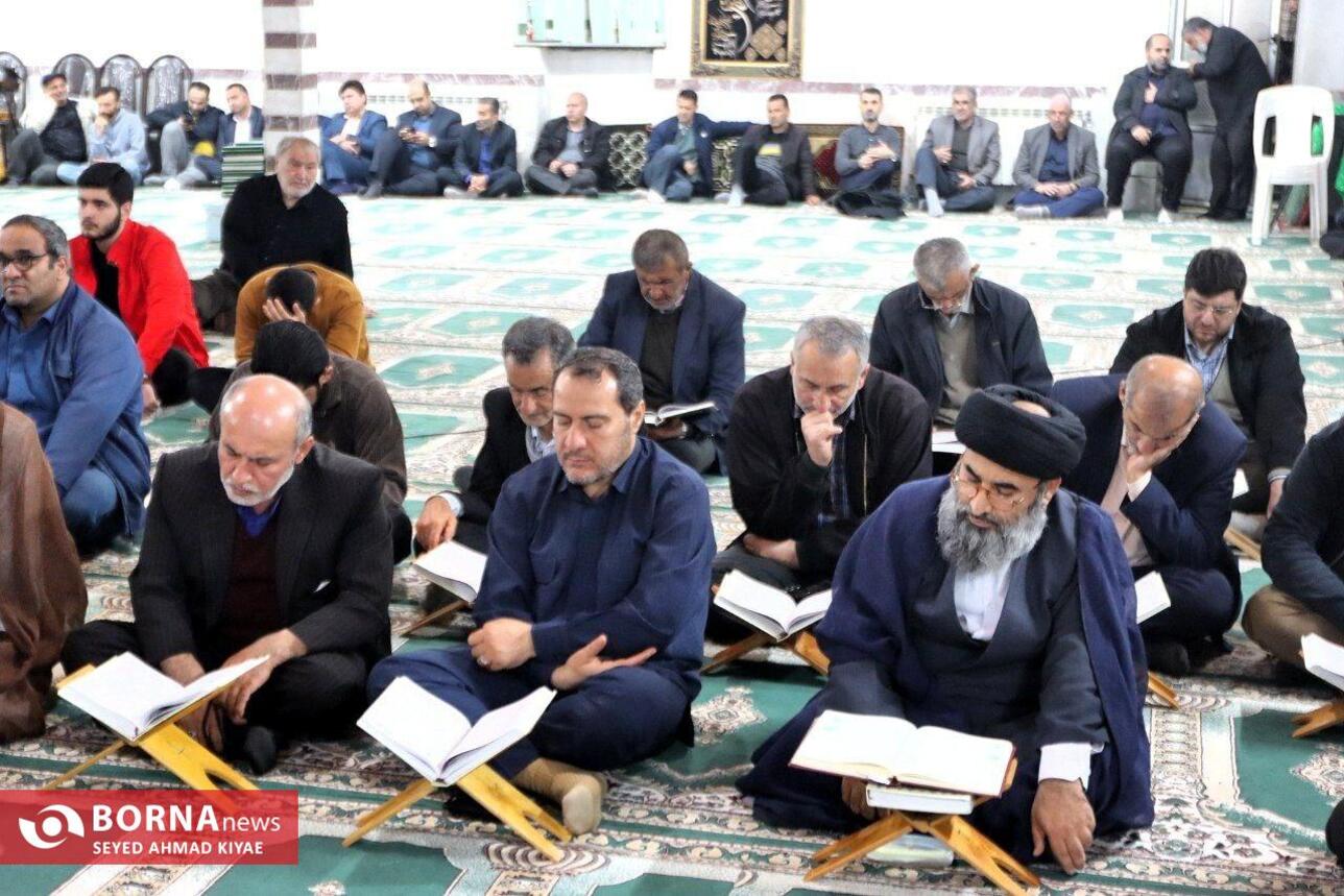 برگزاری محفل انس با قرآن در شهرستان لاهیجان