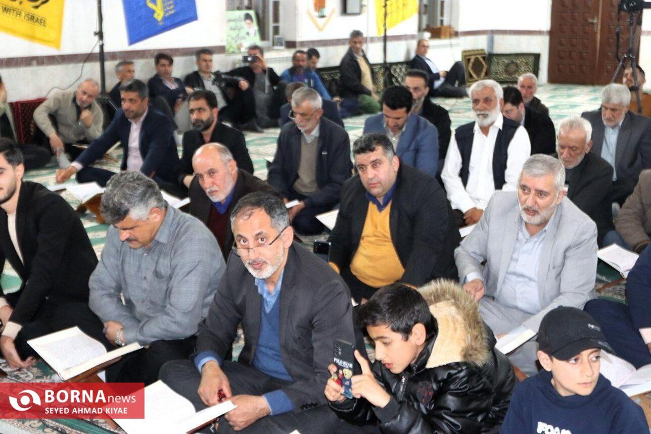 برگزاری محفل انس با قرآن در شهرستان لاهیجان