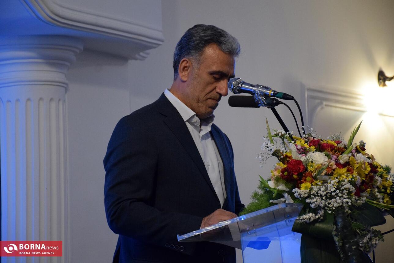سخنرانی منوچهر حاتمی مدیرکل ورزش در مراسم تجلیل از ورزشکاران استان کرمانشاه