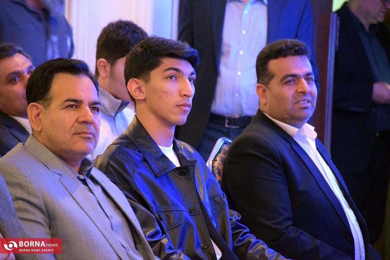 حضور آرین سلیمی قهرمان المپیک  در مراسم تجلیل از ورزشکاران استان کرمانشاه