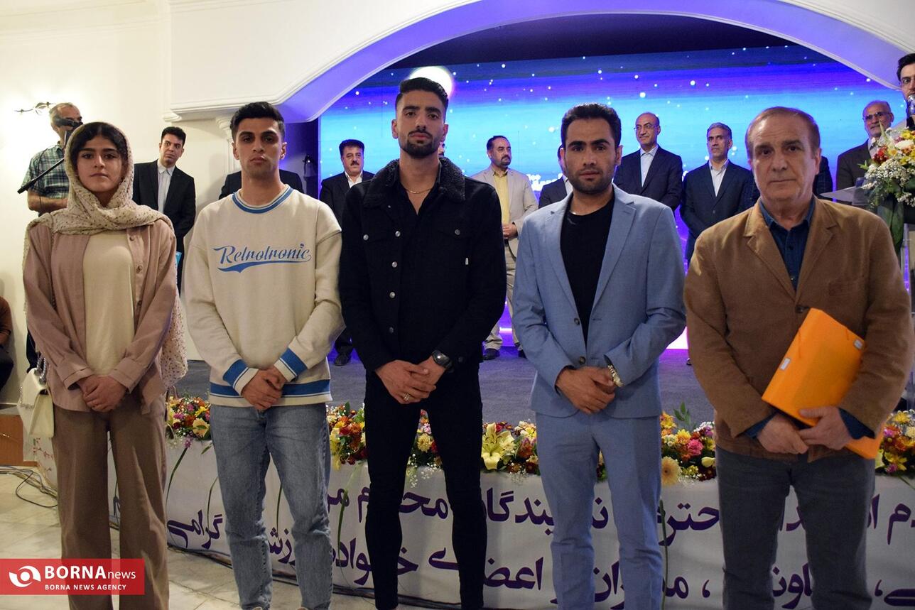 حضور قهرمانان دو و میدانی در مراسم تجلیل از ورزشکاران استان کرمانشاه