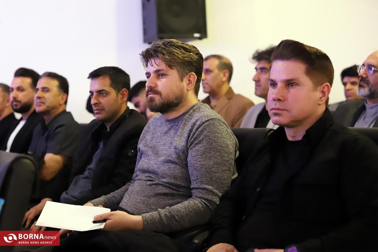 حضور بهنام بسامی خبرنگار برنا در مراسم تجلیل از ورزشکاران استان کرمانشاه