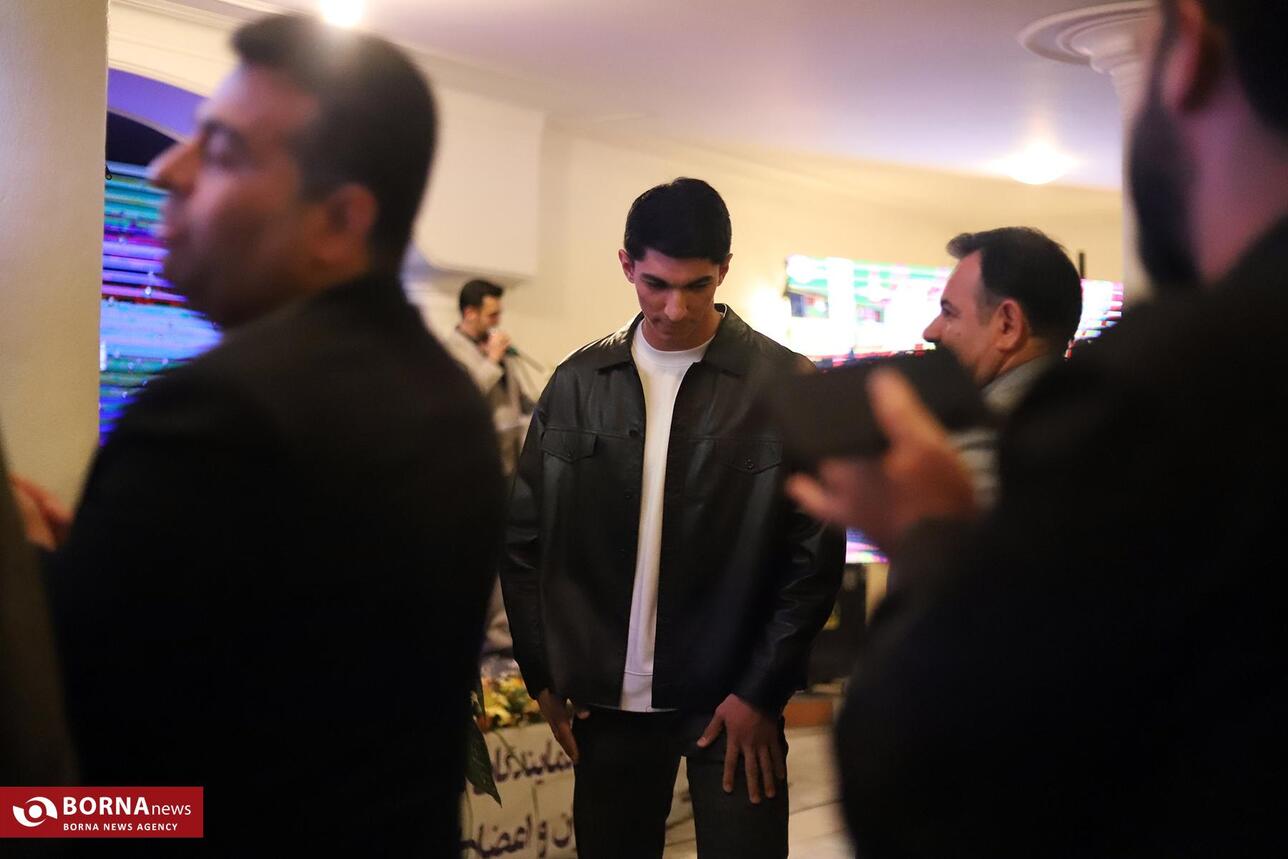 حضور  آرین سلیمی قهرمان المپیک در مراسم تجلیل از ورزشکاران استان کرمانشاه