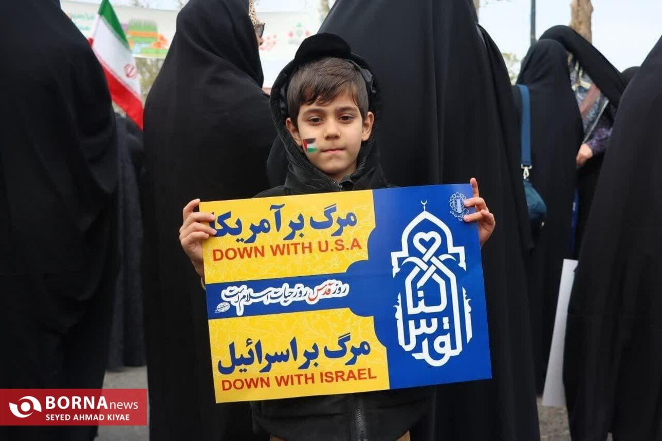 راهپیمایی روز قدس در لاهیجان