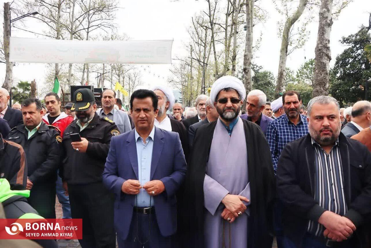 راهپیمایی روز قدس در لاهیجان